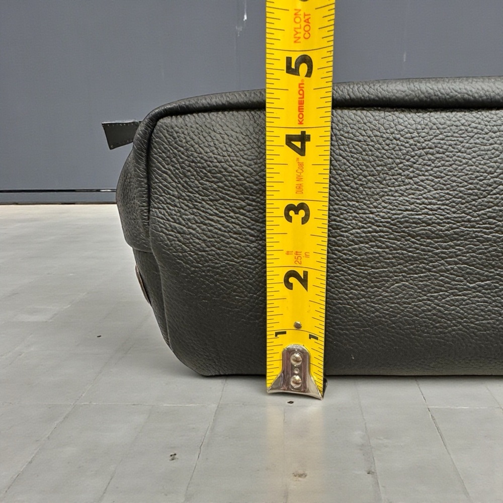 AMERICAN BISON Hair in black & cream and Leather Crossbody Shoulder Bag - Picture 13 of 14